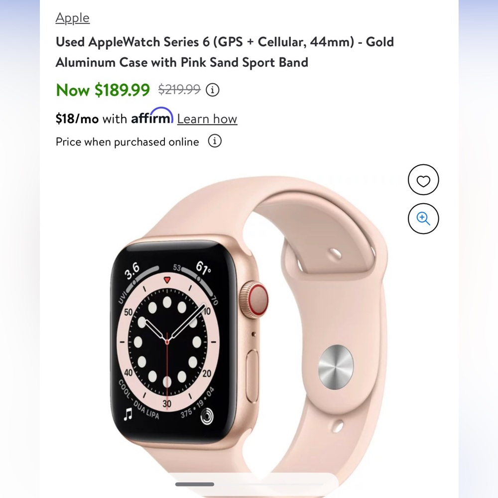 Apple Watch Series 3 & Apple Watch Series 6 💓💓